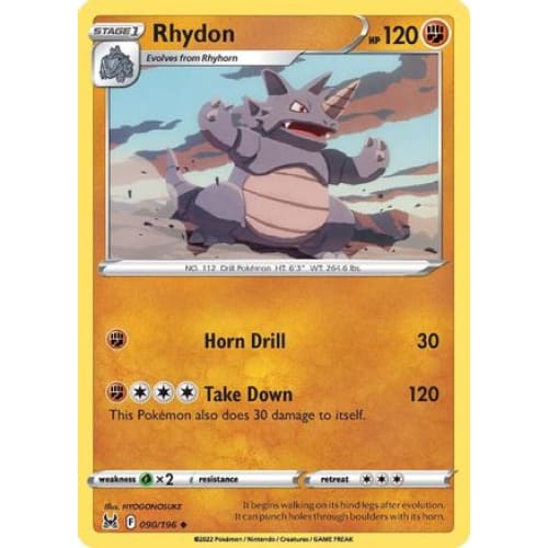 Rhydon (090/196) Uncommon - Single