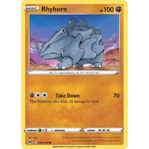 Rhyhorn (089/196) Common - Single