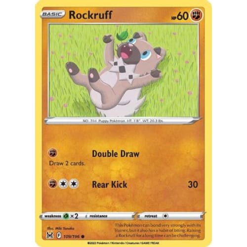 Rockruff (109/196) Common - Single