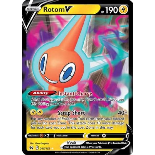 Rotom V (045) Ultra Rare Holofoil - Single