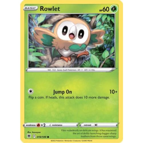 Rowlet (019/189) Common - Single