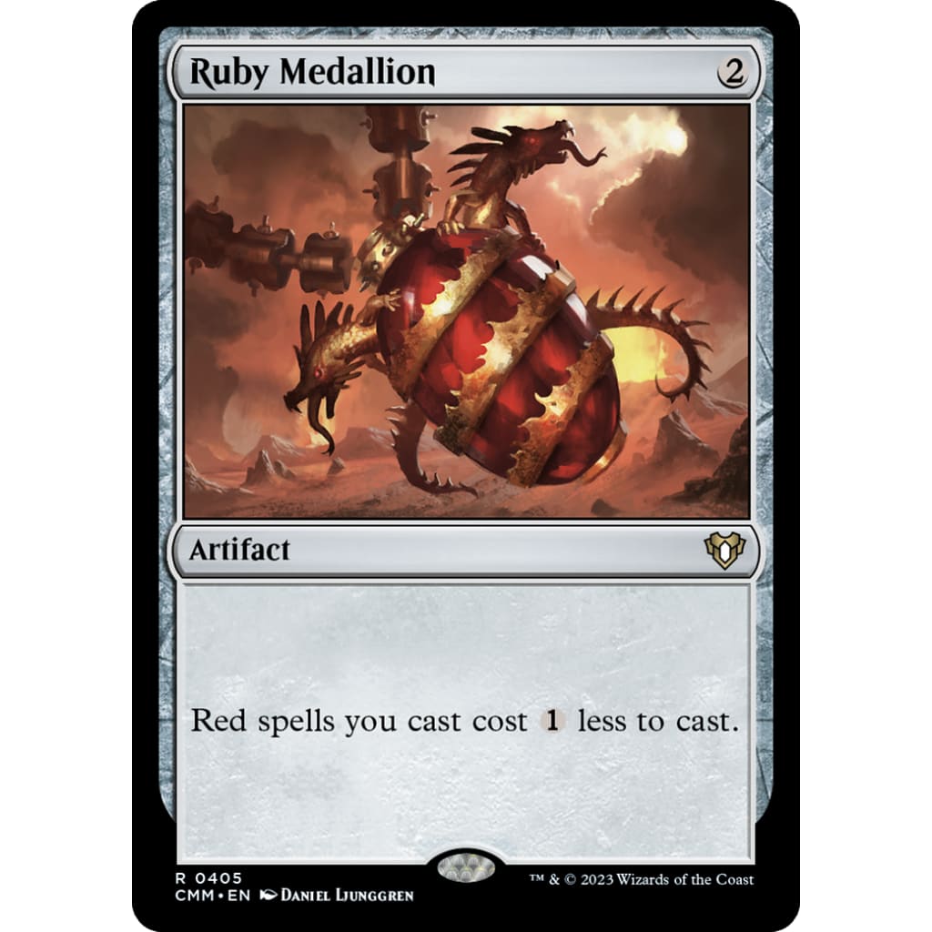 Ruby Medallion (CMM-405) - Single