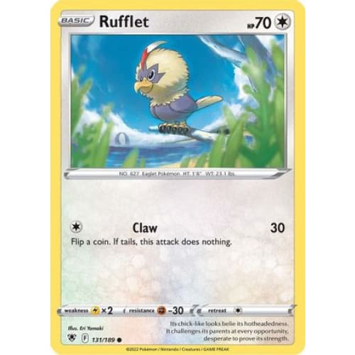 Rufflet (131/189) Common Reverse Holofoil - Single