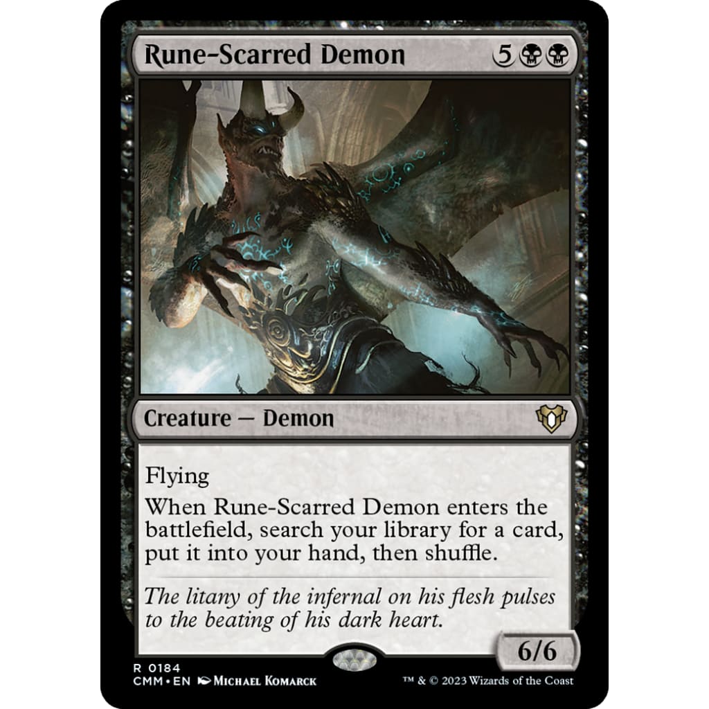 Rune-Scarred Demon (CMM-184) - Single