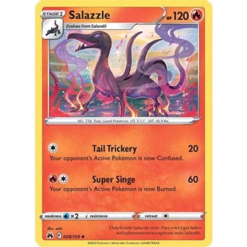 Salazzle (028) Uncommon Reverse Holofoil - Single