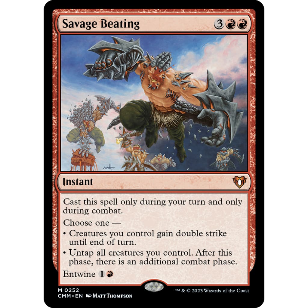 Savage Beating (CMM-252) - Single