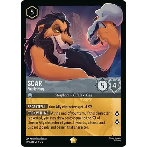 Scar - Finally King (175/204) - Fabled - Single