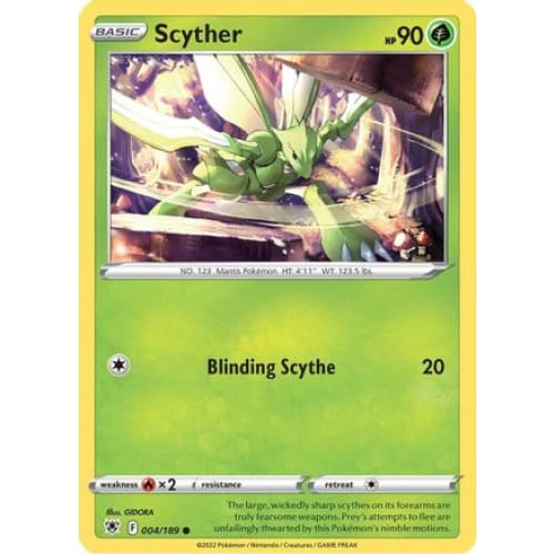 Scyther (004/189) Common Reverse Holofoil - Single