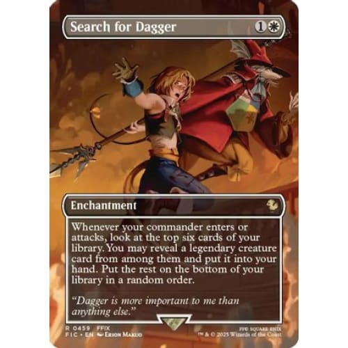 Search for Dagger (borderless) (fic-459) Foil by Commander: – Hobbiesville