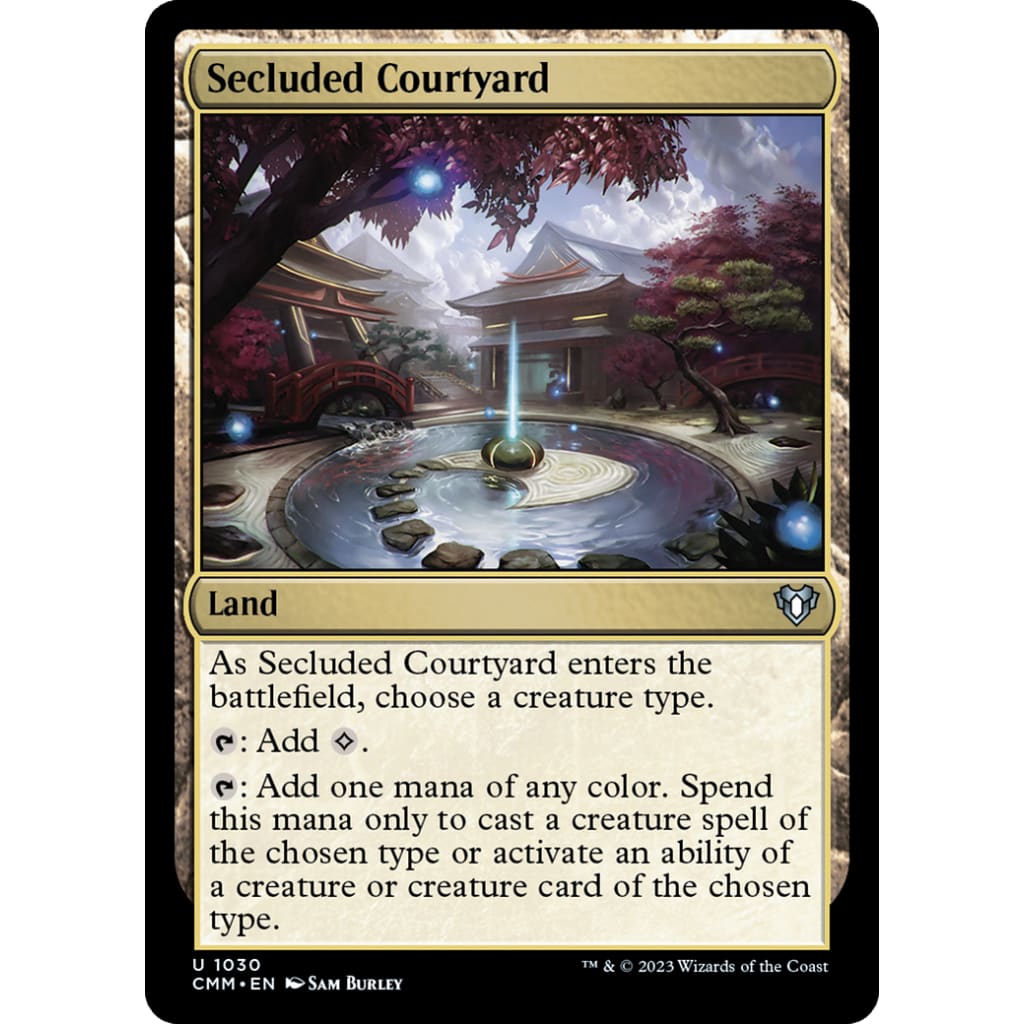 Secluded Courtyard (CMM-1030) - Single