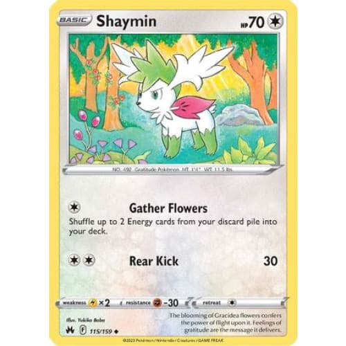 Shaymin (115) Uncommon Reverse Holofoil - Single
