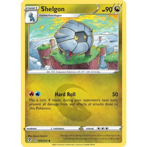 Shelgon (108/203) Uncommon Reverse Holofoil - Single