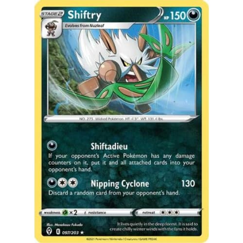 Shiftry (097/203) Rare Classic Reverse Holofoil - Single
