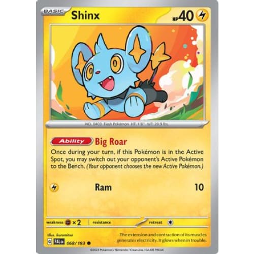 Shinx - 068/193 (68) Common Reverse Holofoil - Single