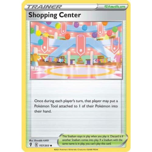 Shopping Center (157/203) Uncommon Reverse Holofoil - Single