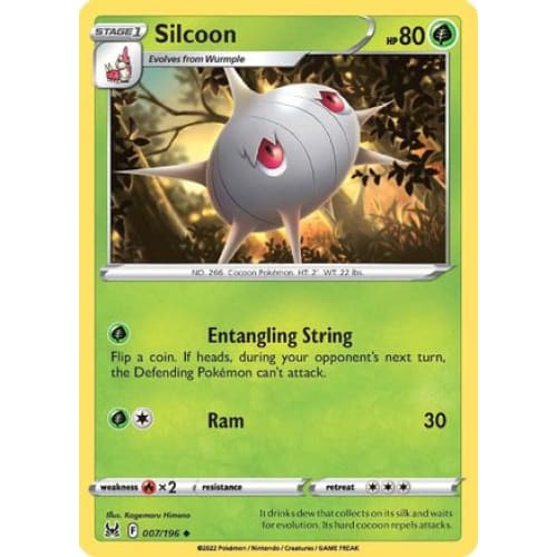 Silcoon (007/196) Uncommon Reverse Holofoil - Single