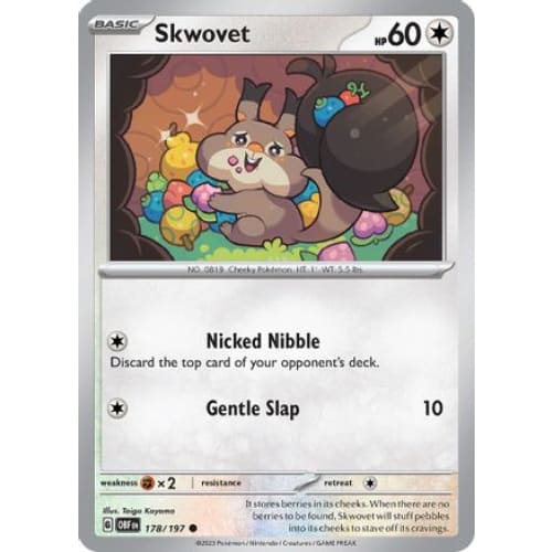 Skwovet (178) Common Reverse Holofoil - Single