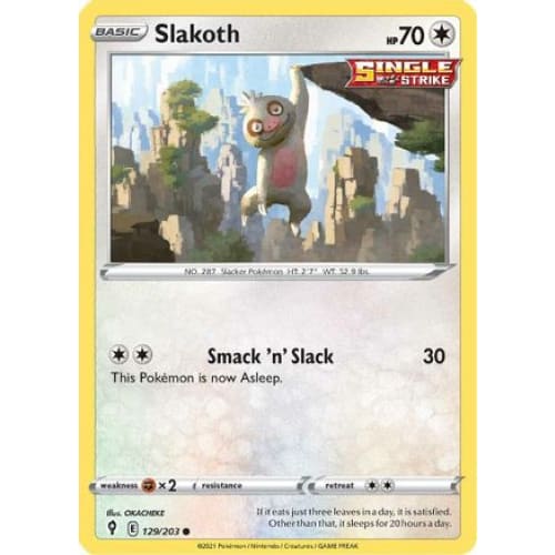 Slakoth (129/203) Common - Single