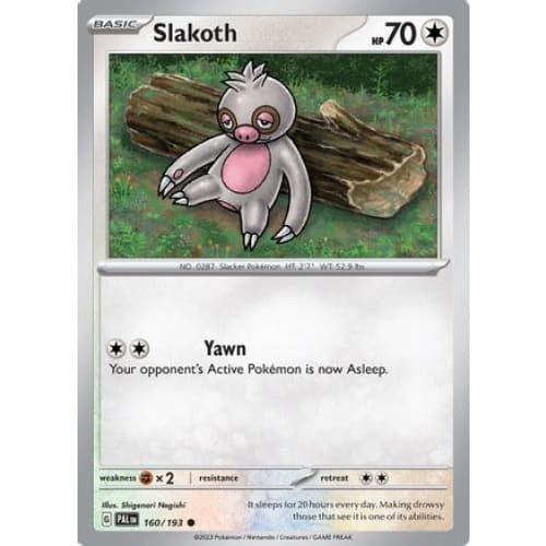 Slakoth (160) Common Reverse Holofoil - Single