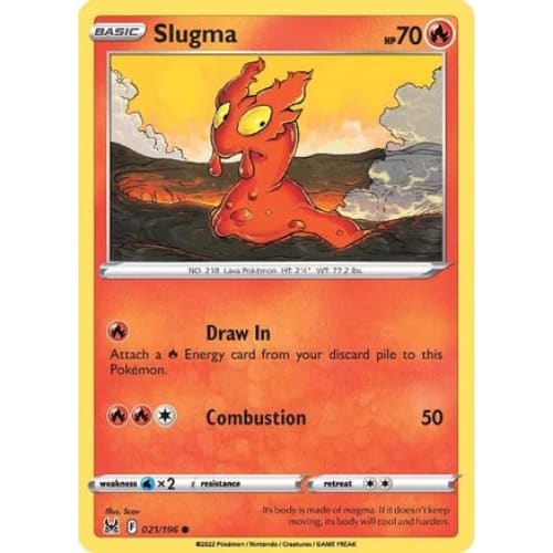 Slugma (021/196) Common Reverse Holofoil - Single