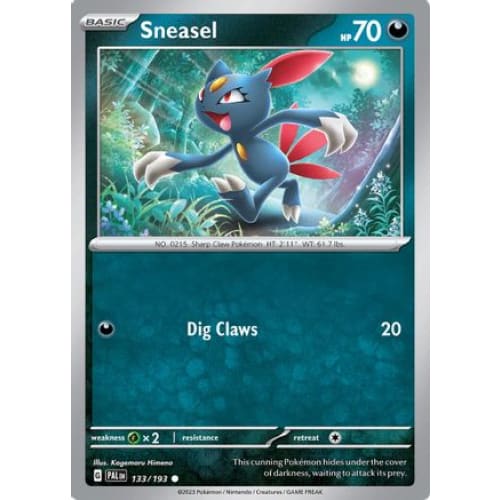 Sneasel (133) Common Reverse Holofoil - Single