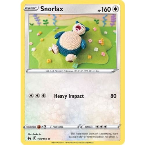 Snorlax (109) Rare Classic - Single