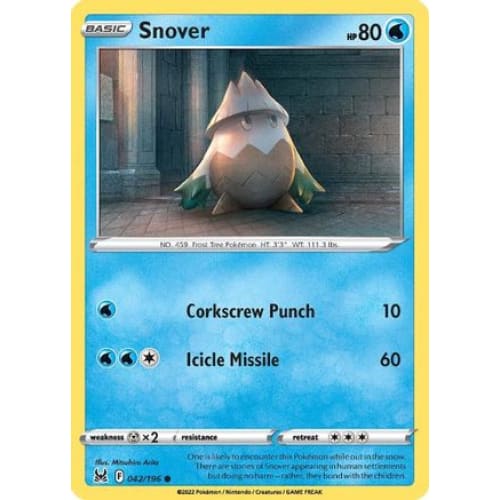 Snover (042/196) Common Reverse Holofoil - Single