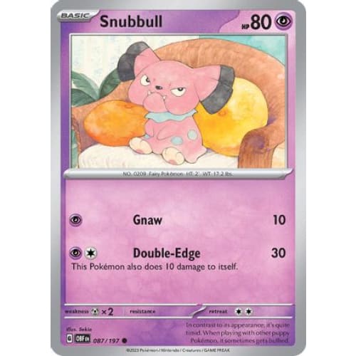 Snubbull (087/197) Common Reverse Holofoil - Single