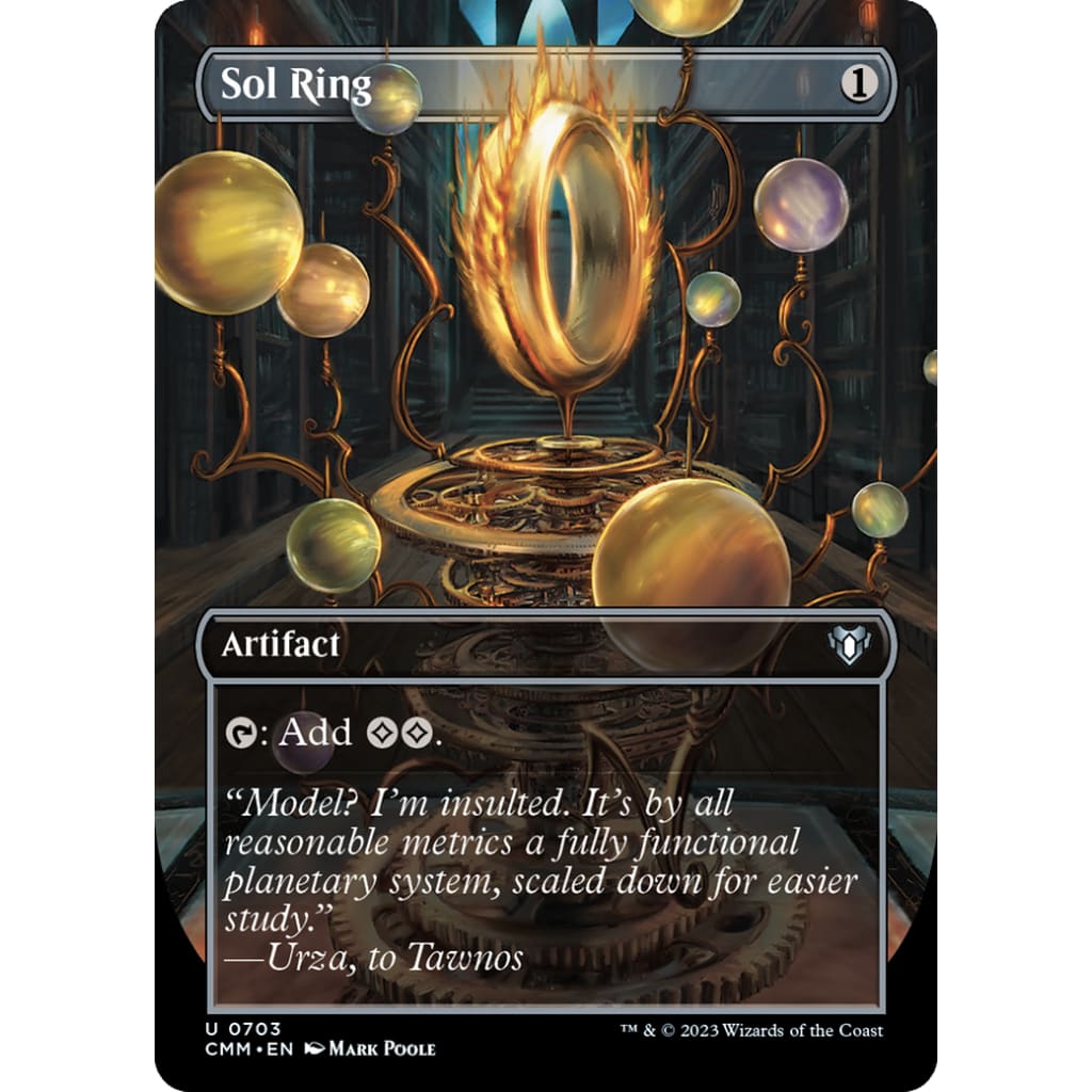 Sol Ring (CMM-703) (Borderless) - Single