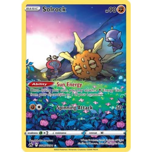 Solrock (GG15) Holo Rare Holofoil - Single