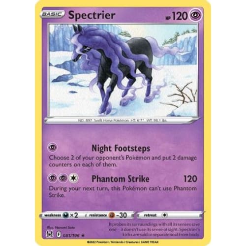 Spectrier (081/196) Holo Rare Reverse Holofoil - Single