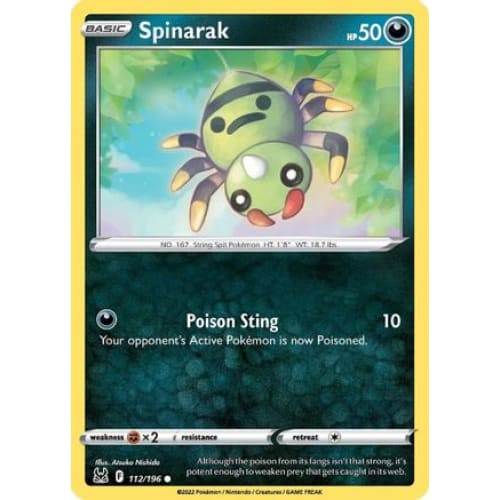 Spinarak (112/196) Common - Single
