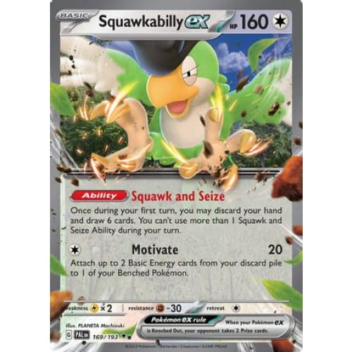Squawkabilly ex (169) Double Rare Holofoil - Single