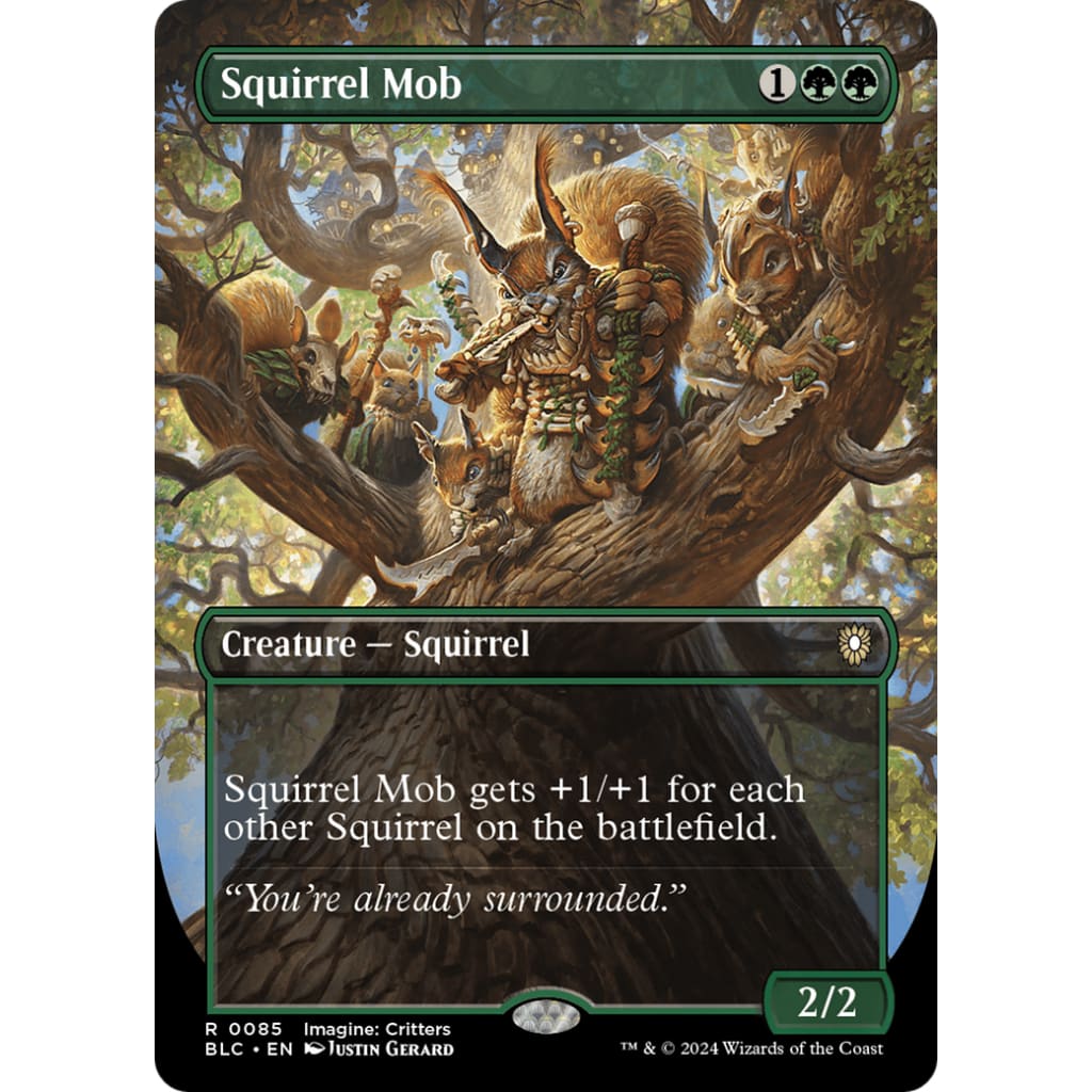 Squirrel Mob (BLC-085) (Borderless) Foil - Single