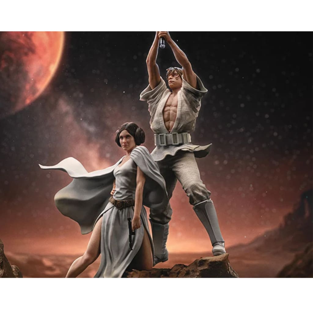 Star Wars: A New Hope Luke and Leia Deluxe 1/10 Art Scale