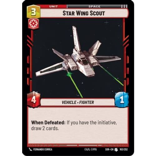 Star Wing Scout (163/252) - Spark of Rebellion Foil - Single