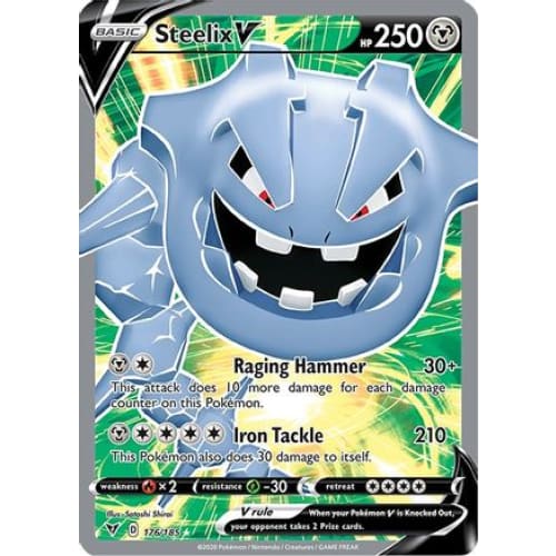 Steelix V (176/185) Ultra Rare Holofoil - Single