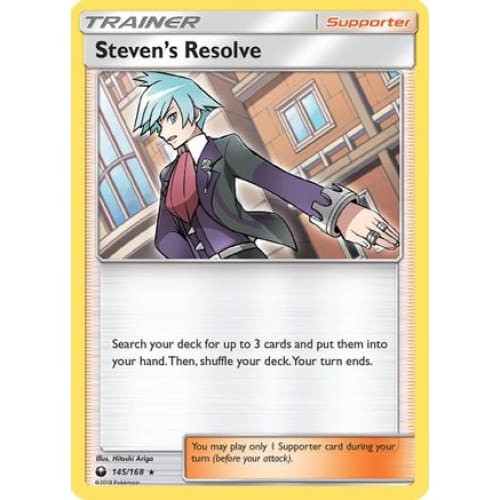 Steven’s Resolve (145/168) Holo Rare Holofoil - Single