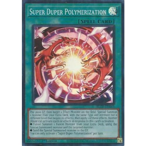 yugioh all polymerization cards Super Duper Polymerization
