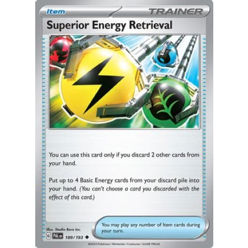 Superior Energy Retrieval (189) Uncommon Reverse Holofoil