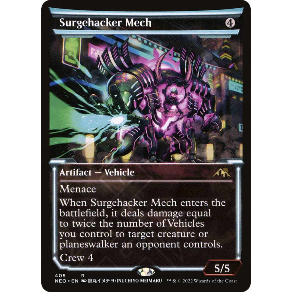 Surgehacker Mech (neo-405): (showcase) by Kamigawa: Neon – Hobbiesville