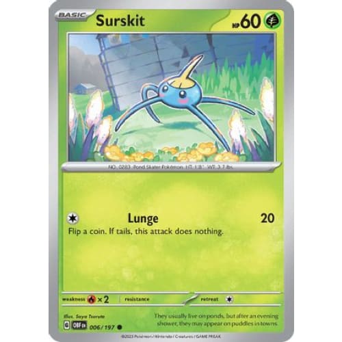 Surskit (006/197) Common Reverse Holofoil - Single