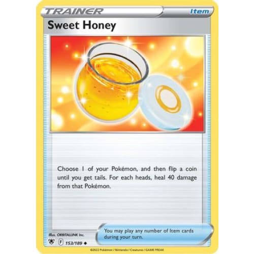 Sweet Honey (153/189) Uncommon Reverse Holofoil - Single