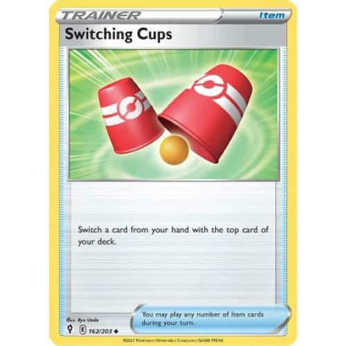 Switching Cups (162/203) Uncommon Reverse Holofoil - Single