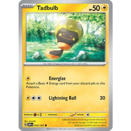 Tadbulb (74) Common Reverse Holofoil - Single