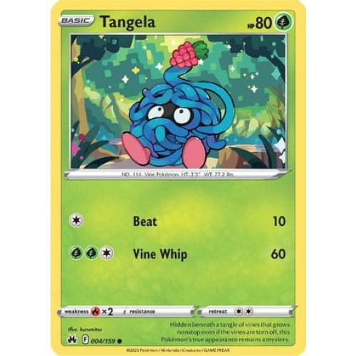 Tangela (004) Common Reverse Holofoil - Single