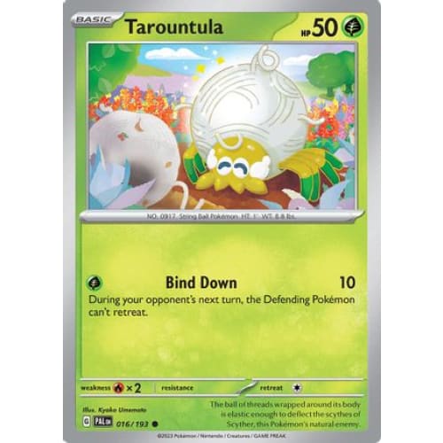 Tarountula - 016/193 (16) Common Reverse Holofoil - Single