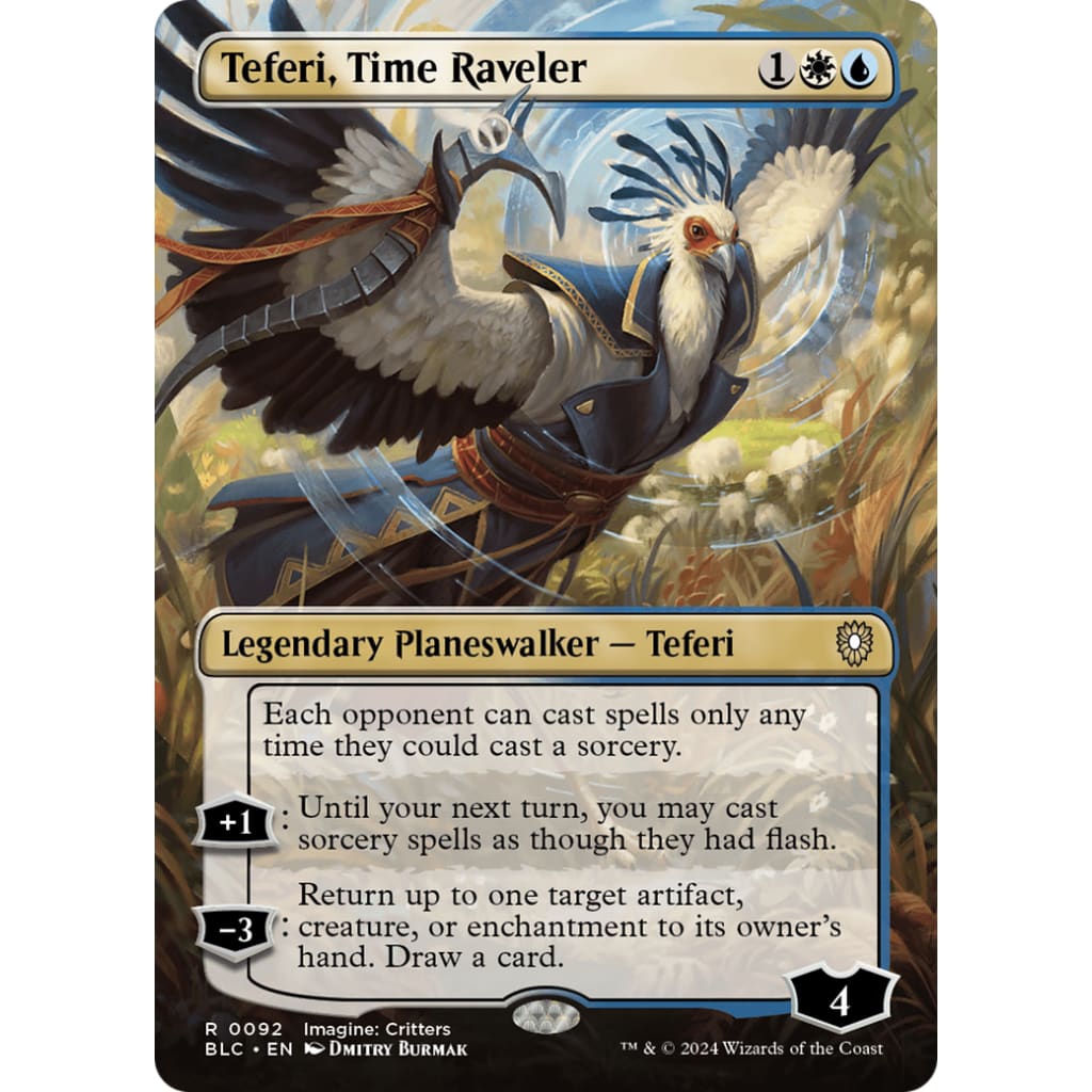 Teferi Time Raveler (BLC-092) (Borderless) - Single