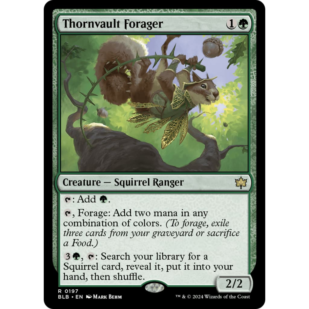 Thornvault Forager (BLB-197) Foil - Single