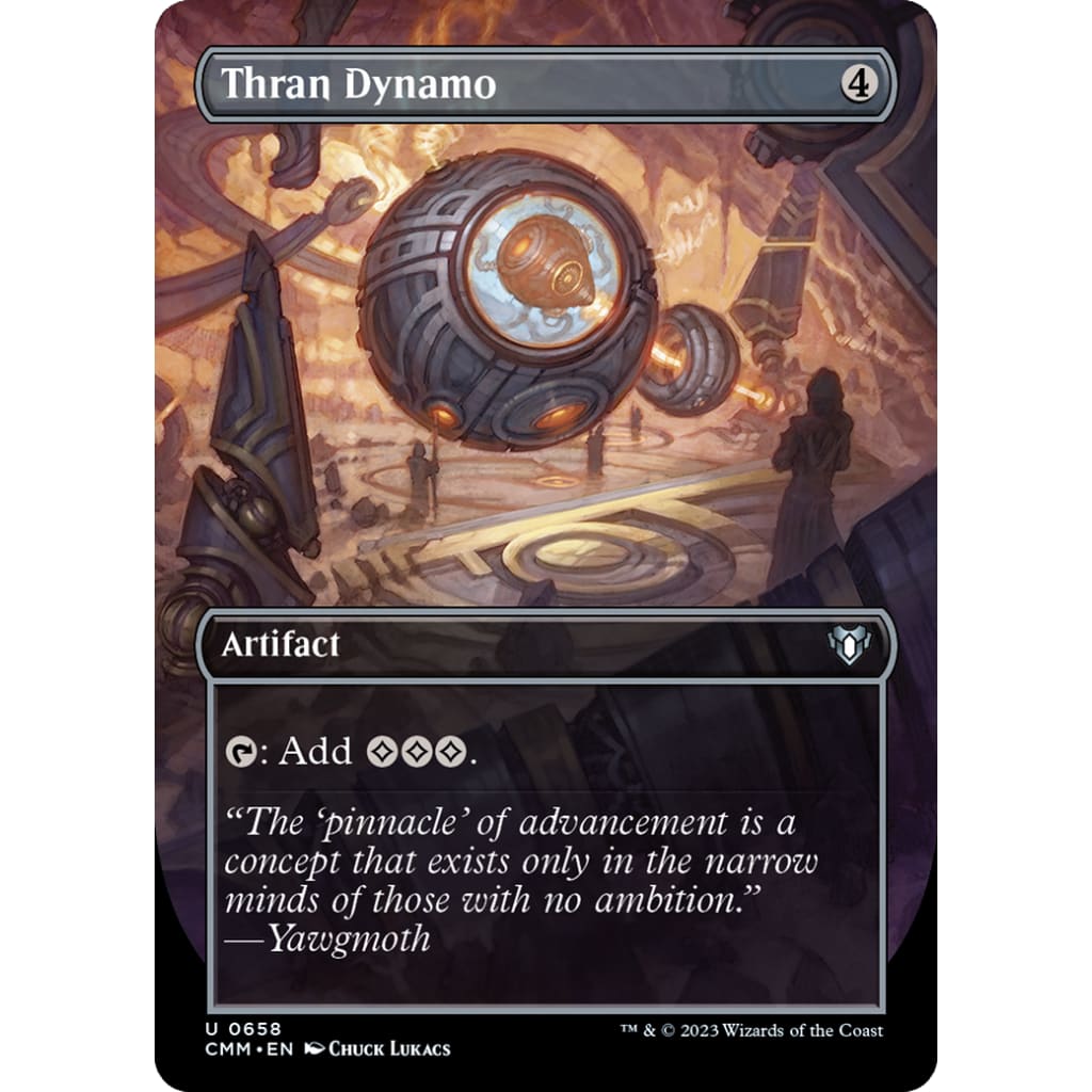 Thran Dynamo (CMM-658) (Borderless) Foil - Single